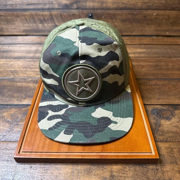 Other - Ace Cap Inc Star Camo Snapback Hat Adjustable